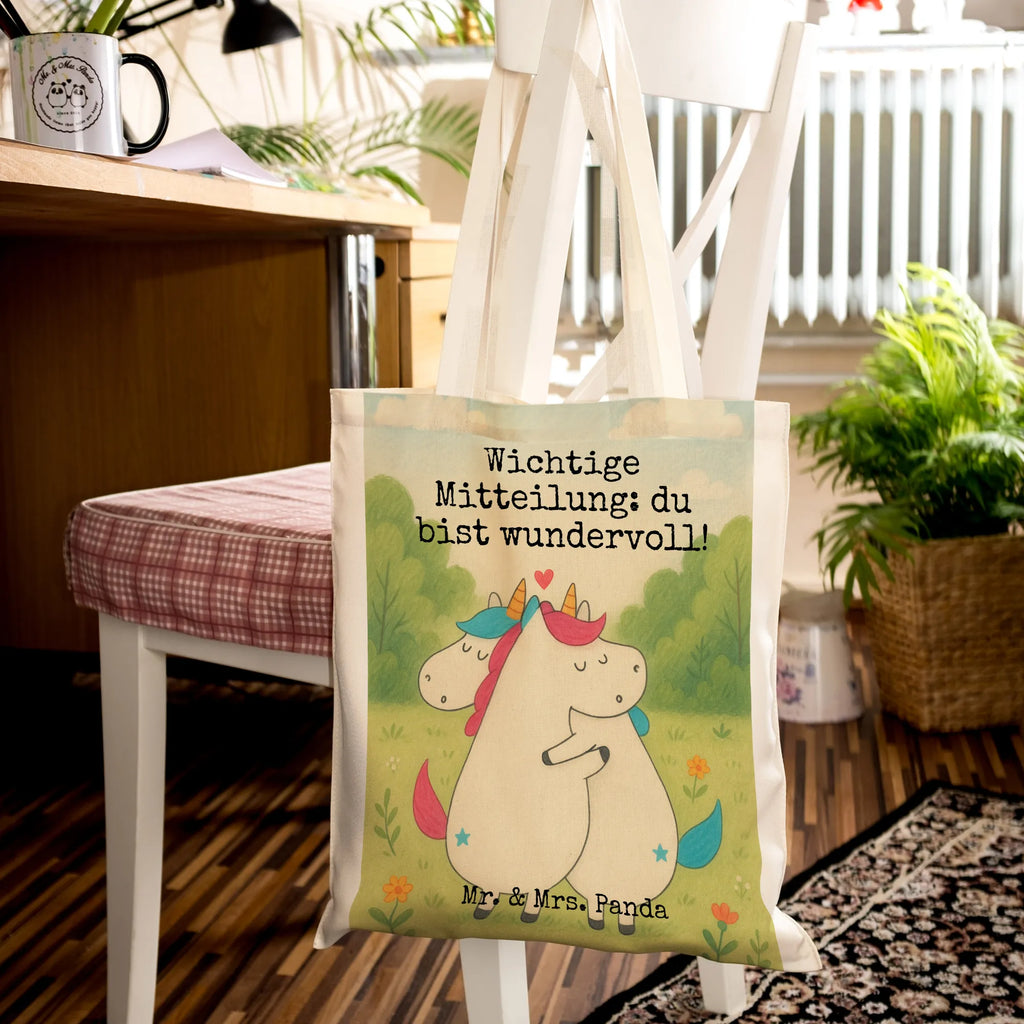 Tragetasche Einhorn Mitteilung Design Jutetasche, Umhängetasche, Strandtasche, Stofftasche, Beuteltasche, Shopper, Beutel, Einkaufstüte, Badetasche, Laptoptasche, Tasche, Einkaufstasche, Jutebeutel, Stoffbeutel, Tragetasche, Schultertasche, Einhorn, Einhörner, Einhorn Deko, Unicorn, Geschenk, witzig, Spruch, Liebe, Valentine, lustig, Valentinstag, Ehe, Partner