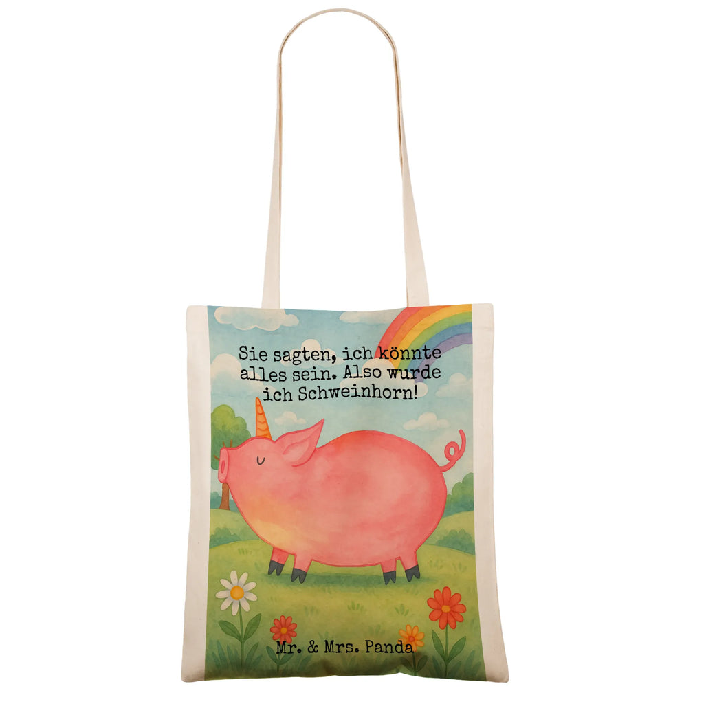 Tragetasche Einhorn Schwein Design Einkaufstüte, Laptoptasche, Einkaufstasche, Badetasche, Schultertasche, Tasche, Umhängetasche, Jutebeutel, Tragetasche, Stofftasche, Stoffbeutel, Strandtasche, Shopper, Jutetasche, Beuteltasche, Beutel, Einhorn, Einhörner, Einhorn Deko, Unicorn, english, englisch, Piggy, Spruch, Schwein, Bauer, Party, Pig, geschenk, Spaß, witzig. lustig, Schweinhorn, funny
