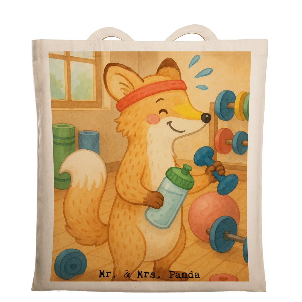 Tragetasche Fuchs Fitness Design Shopper, Badetasche, Einkaufstüte, Beutel, Schultertasche, Stofftasche, Umhängetasche, Tragetasche, Jutetasche, Beuteltasche, Laptoptasche, Jutebeutel, Einkaufstasche, Strandtasche, Tasche, Stoffbeutel, Geschenk, Sport, Sportart, Hobby, Schenken, Danke, Dankeschön, Auszeichnung, Gewinn, Sportler, Sportclub, Fitnessstudio, Fitness, Sport treiben, Kraftsport