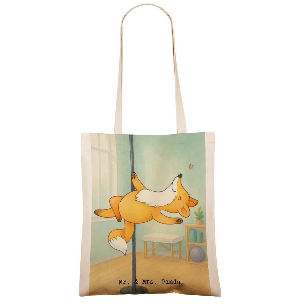 Tragetasche Fuchs Poledance Design Tragetasche, Umhängetasche, Beuteltasche, Stoffbeutel, Jutebeutel, Shopper, Stofftasche, Laptoptasche, Badetasche, Schultertasche, Beutel, Einkaufstasche, Strandtasche, Jutetasche, Einkaufstüte, Tasche, Geschenk, Sport, Sportart, Hobby, Schenken, Danke, Dankeschön, Auszeichnung, Gewinn, Sportler, Pole Dance, Tanz, Tanzen