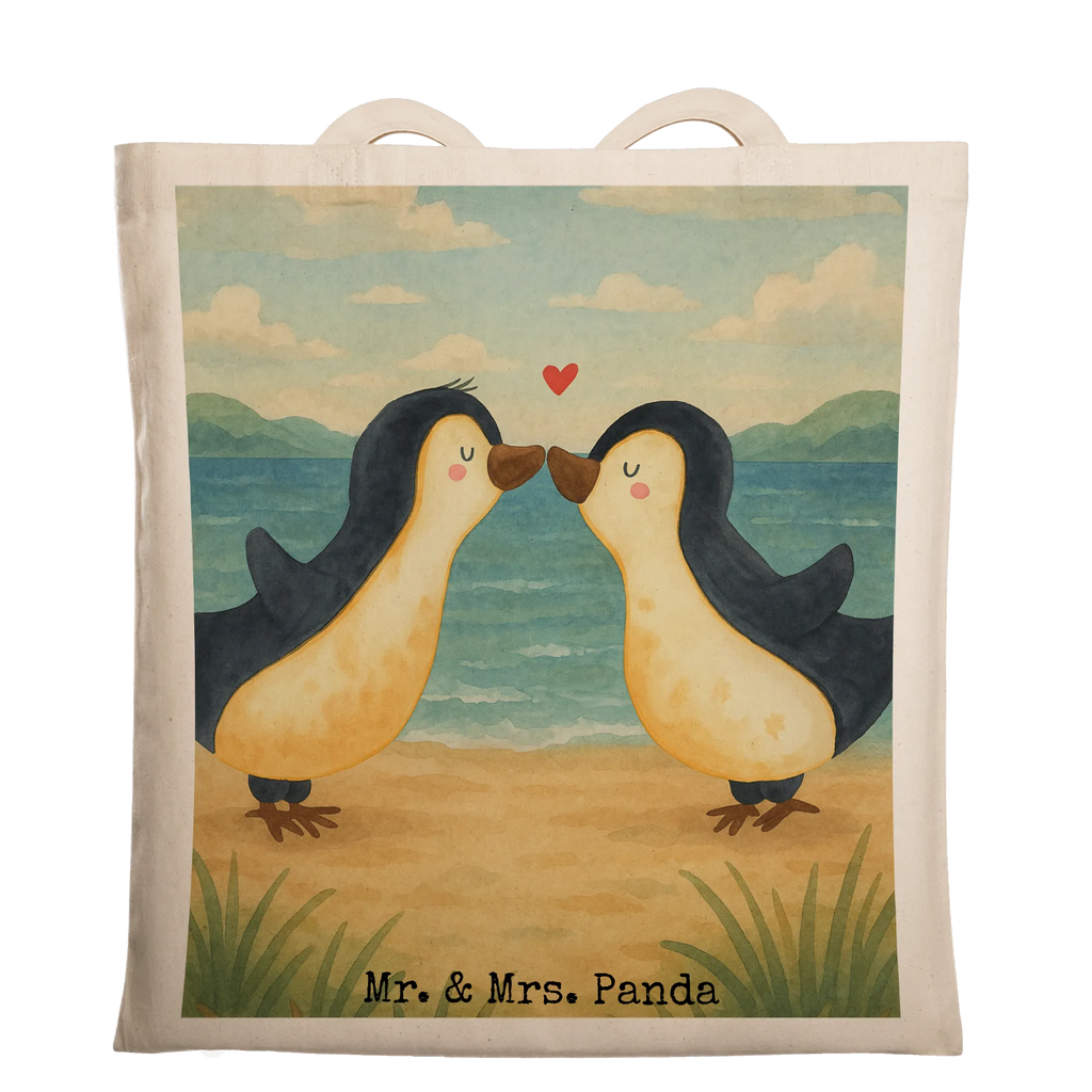 Tote bag penguins kiss Design Beuteltasche, Badetasche, Beutel, Tragetasche, Jutebeutel, Stofftasche, Tasche, Einkaufstasche, Umhängetasche, Shopper, Stoffbeutel, Jutetasche, Schultertasche, Strandtasche, Einkaufstüte, Laptoptasche, Liebe, Partner, Freund, Freundin, Ehemann, Ehefrau, Heiraten, Verlobung, Heiratsantrag, Liebesgeschenk, Jahrestag, Hocheitstag, Valentinstag, Geschenk für Partner, Geschenk für Frauen, Hochzeitstag, Mitbringsel, Liebesbeweis, Geschenk für Freundin, für Männer, für Ehemann