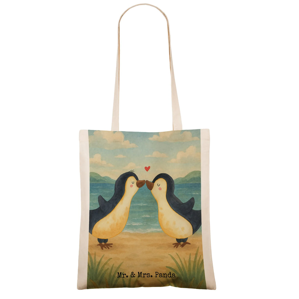Tote bag penguins kiss Design Beuteltasche, Badetasche, Beutel, Tragetasche, Jutebeutel, Stofftasche, Tasche, Einkaufstasche, Umhängetasche, Shopper, Stoffbeutel, Jutetasche, Schultertasche, Strandtasche, Einkaufstüte, Laptoptasche, Liebe, Partner, Freund, Freundin, Ehemann, Ehefrau, Heiraten, Verlobung, Heiratsantrag, Liebesgeschenk, Jahrestag, Hocheitstag, Valentinstag, Geschenk für Partner, Geschenk für Frauen, Hochzeitstag, Mitbringsel, Liebesbeweis, Geschenk für Freundin, für Männer, für Ehemann