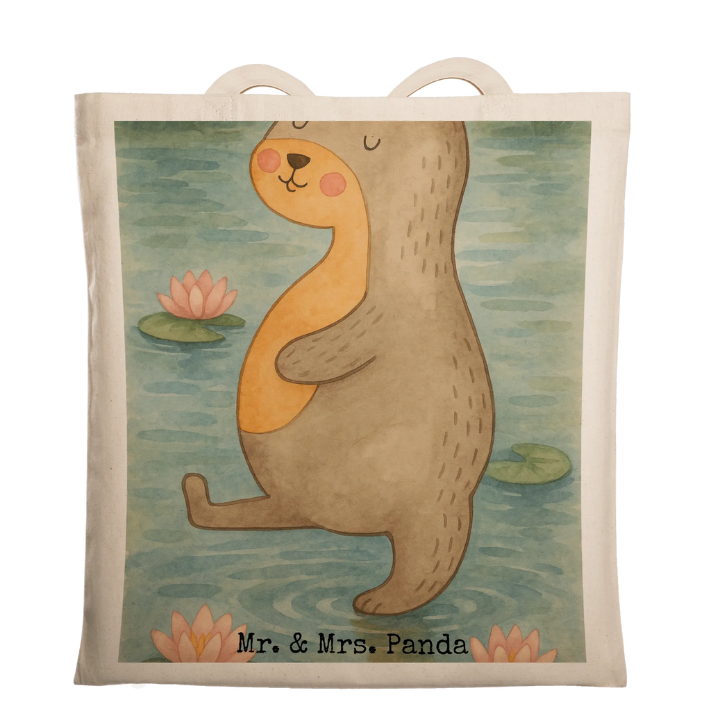 Tote bag otter Belly Design shoulder bag, jute bag, bag, cloth bag, shopper, shopping bag, Carrier bag, pouch, cotton bag, otter, marten, sea otter, European otter, water mammal, aquatic animal, baby otter, predator, water, otter gifts, animal lover, gift ideas for animal lovers, animal, mammal, water animal, gifts for people in love, Otter Sea Otter Lake Otter