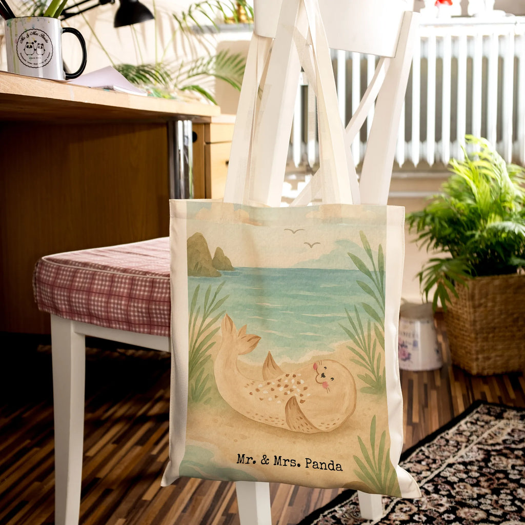 Tote bag seal Lay Design cotton bag, jute bag, bag, shopper, Carrier bag, cloth bag, pouch, shoulder bag, shopping bag, small animals, cute, funny, cute animal motives, hand drawn, small world, funny sayings, good mood, happy, gifts, gift ideas, special gifts, animal lover, card, sea animal, laughter, seals, joy, Seal, beach, seal, North Sea, Baltic Sea