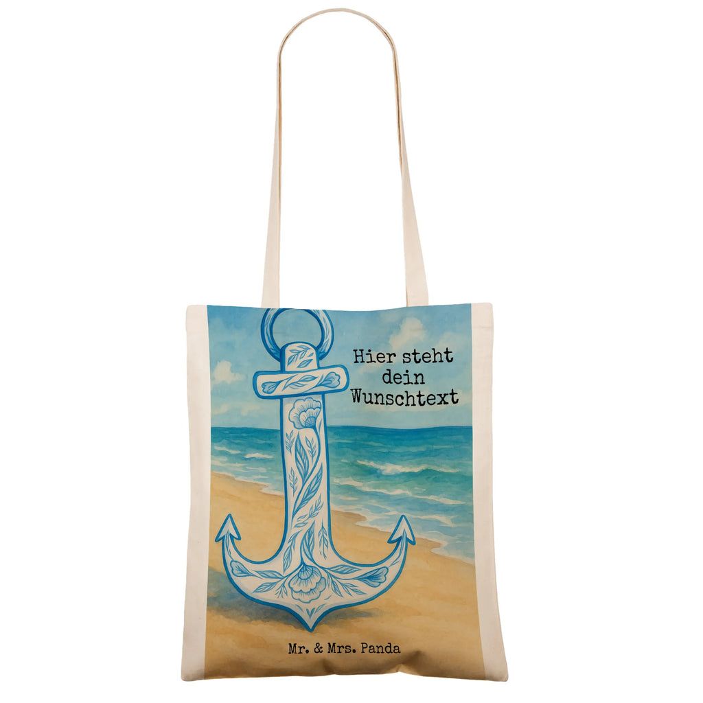 Personalisierte Tragetasche Anker Blau Design Einkaufstasche mit Namen, Personalisierte Tasche, Tragetasche mit Namen, Personalisierter Stoffbeutel, Stoffbeutel mit Namen, Personalisierter Beutel, Personalisierte Jutetasche, Personalisierte Einkaufstasche, Personalisierter Jutebeutel, Personalisierte Kindergartentasche, Personalisierte Beuteltasche, Tiermotive, Gute Laune, lustige Sprüche, Tiere