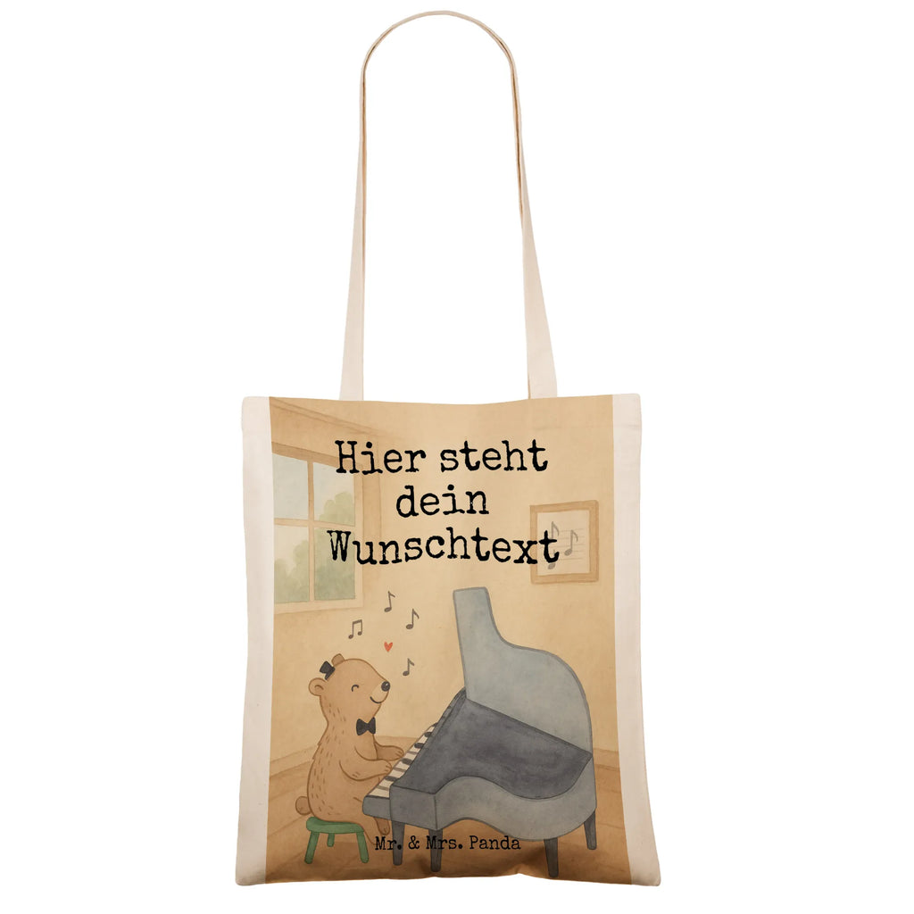 Personalisierte Tragetasche Bär Klavier Design Personalisierte Kindergartentasche, Personalisierte Einkaufstasche, Personalisierte Tasche, Stoffbeutel mit Namen, Tragetasche mit Namen, Personalisierte Beuteltasche, Personalisierte Jutetasche, Personalisierter Stoffbeutel, Personalisierter Beutel, Personalisierter Jutebeutel, Einkaufstasche mit Namen, Instrumente, Geschenke Musiker, Musikliebhaber, Flügel, Pianist, Konzert, Bär, Klavier, Klassik
