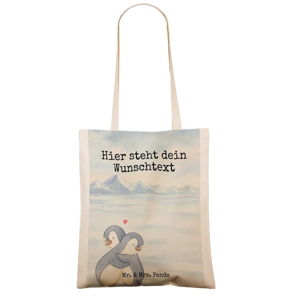 Personalisierte Tragetasche Pinguine Kuscheln Design Einkaufstasche mit Namen, Personalisierter Jutebeutel, Personalisierte Jutetasche, Personalisierte Kindergartentasche, Personalisierte Tasche, Personalisierter Stoffbeutel, Personalisierter Beutel, Tragetasche mit Namen, Personalisierte Einkaufstasche, Stoffbeutel mit Namen, Personalisierte Beuteltasche, Liebe, Partner, Freund, Freundin, Ehemann, Ehefrau, Heiraten, Verlobung, Heiratsantrag, Liebesgeschenk, Jahrestag, Hocheitstag, Geschenk für Frauen, Geschenk für Partner, Hochzeitstag, Geschenk für Freundin, für Ehemann, für Männer, Liebesbeweis, Mitbringsel, Valentinstag
