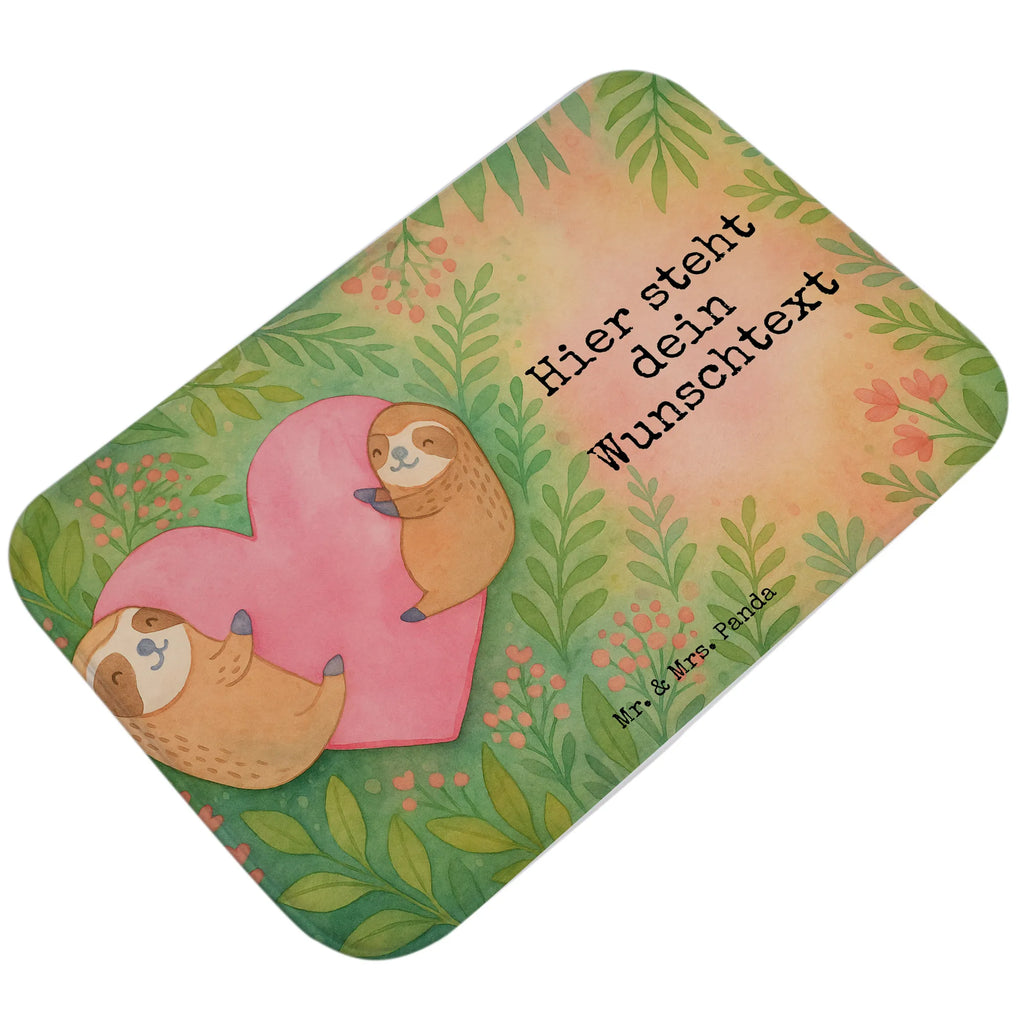 Personalizowana mata łazienkowa leniwce Serce Design Miłość, partner, przyjaciel, przyjaciółka, mąż, żona, wesele, zaręczyny, prośba o rękę, prezent miłosny, rocznica, dzień ślubu