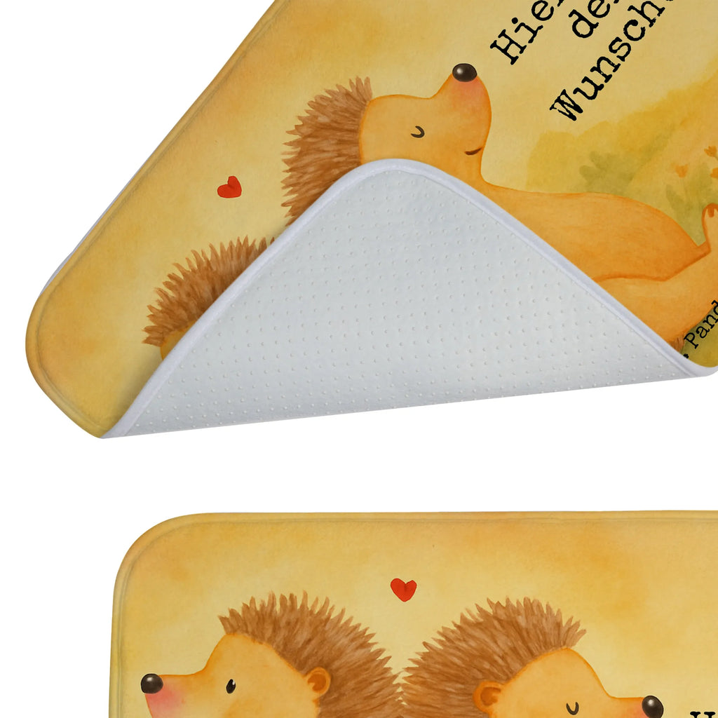 Personalizowana mata łazienkowa Jeże trzymające się za łapki Design Miłość, partner, przyjaciel, przyjaciółka, mąż, żona, wesele, zaręczyny, prośba o rękę, prezent miłosny, rocznica, dzień ślubu