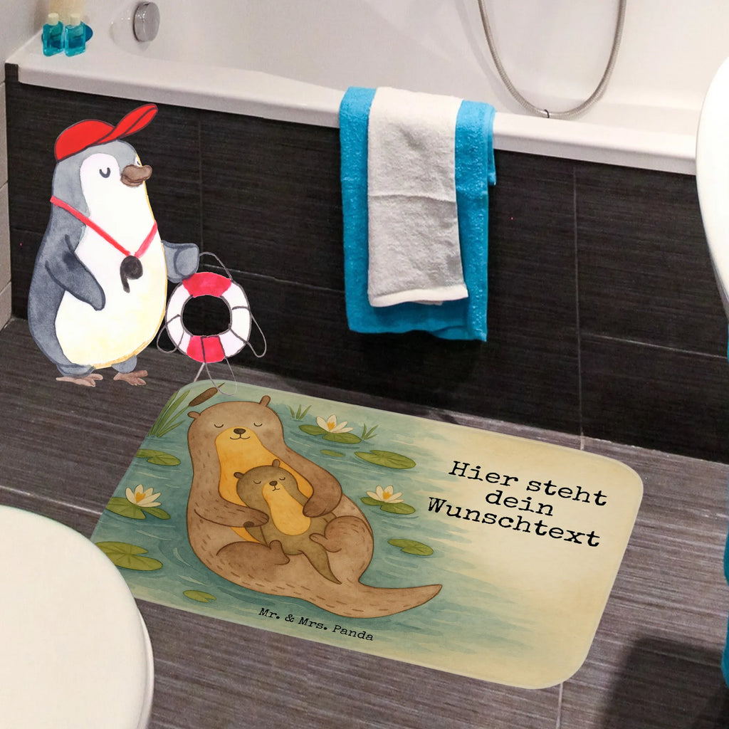 Personalised bath mat otter child Design otter, marten, sea otter, European otter, water mammal, aquatic animal, baby otter, predator, water, otter gifts, animal lover, gift ideas for animal lovers, animal, mammal, water animal, gifts for people in love, Otter Sea Otter Lake Otter