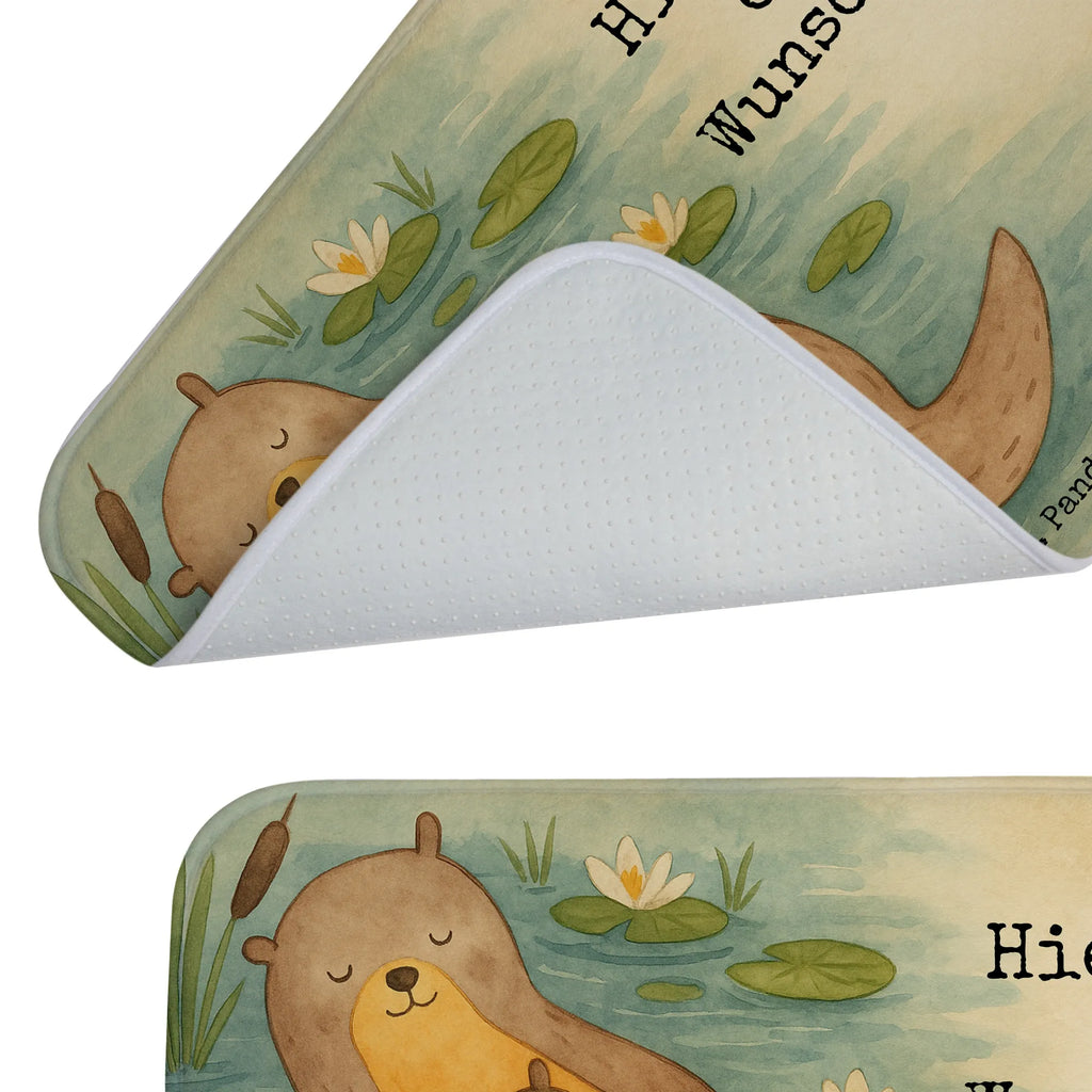 Personalised bath mat otter child Design otter, marten, sea otter, European otter, water mammal, aquatic animal, baby otter, predator, water, otter gifts, animal lover, gift ideas for animal lovers, animal, mammal, water animal, gifts for people in love, Otter Sea Otter Lake Otter