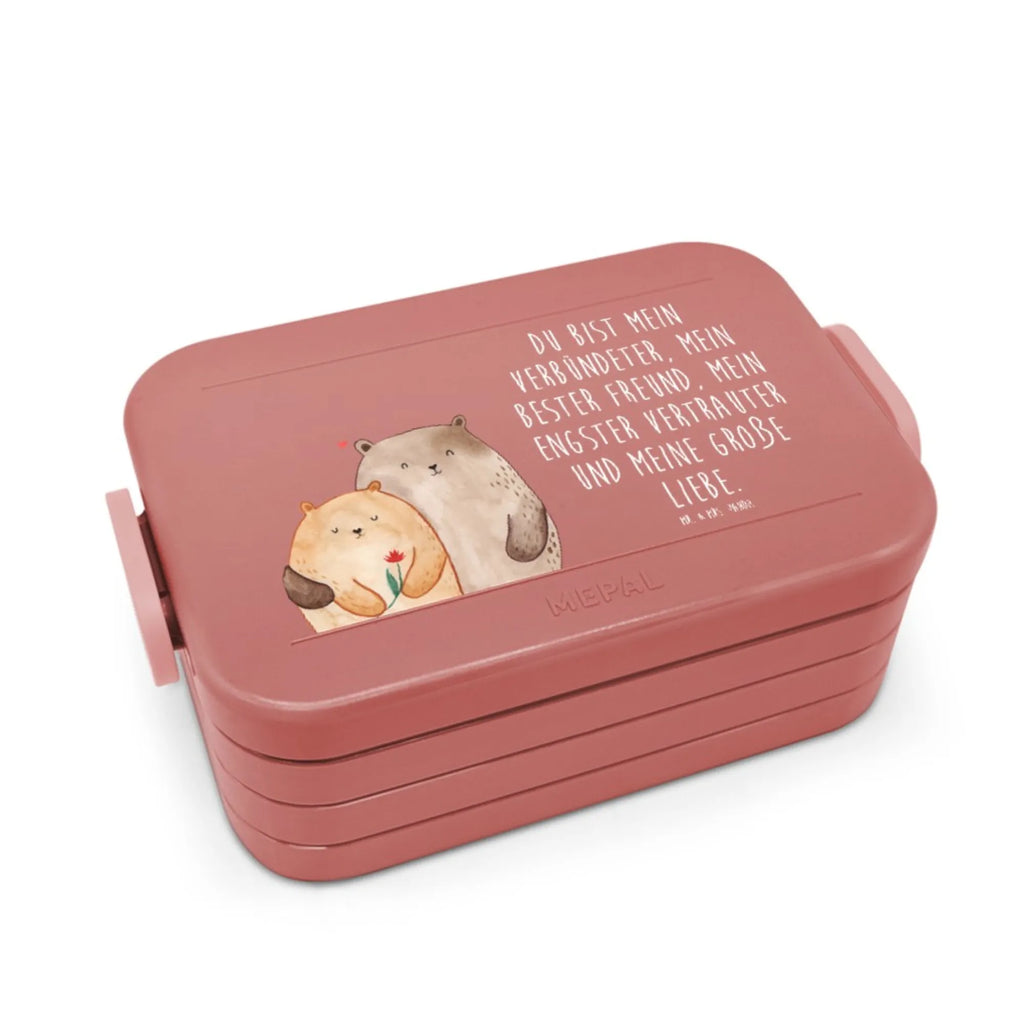 MEPAL Bentobox Bären Liebe Motiv Lunchbox, Bentobox, Brotdose, Liebe, Partner, Freund, Freundin, Ehemann, Ehefrau, Heiraten, Verlobung, Heiratsantrag, Liebesgeschenk, Jahrestag, Hocheitstag, Geschenk Hochzeit, Verliebt, Verlobt, Hochzeitstag, Bär, Verheiratet, Liebesbeweis, Geschenk Freundin, Geschenk Freund, Bären, Bärchen