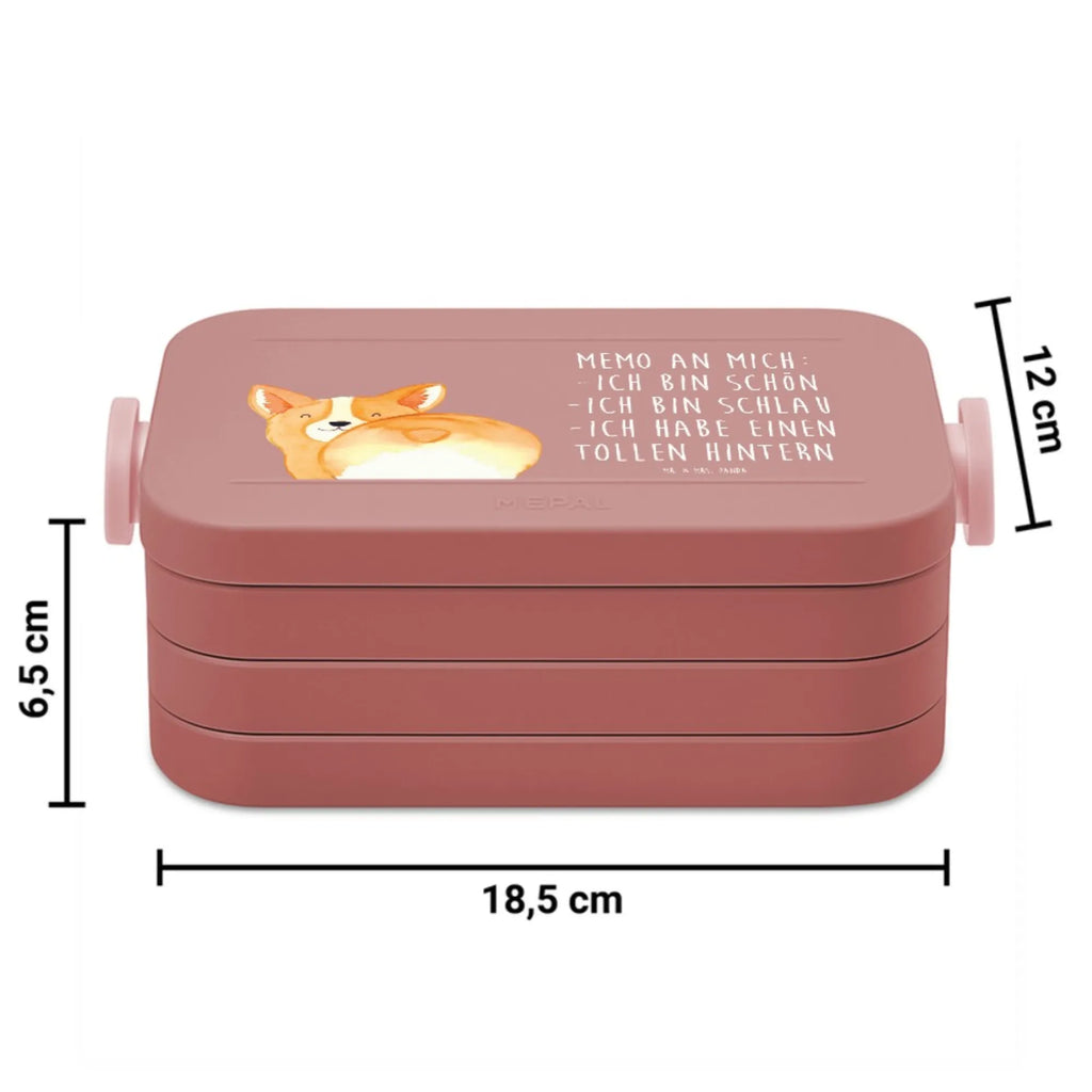 MEPAL Bentobox Corgi Po Motiv Bentobox, Brotdose, Lunchbox, Hund, Hundemotiv, Haustier, Hunderasse, Tierliebhaber, Hundebesitzer, Sprüche, Corgie, Selbstliebe, Hundeliebe, Spruch, Motivation