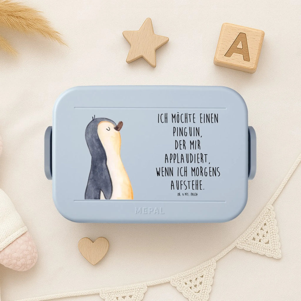 MEPAL Bentobox Pinguin marschieren Motiv Lunchbox, Bentobox, Brotdose, Pinguin, Familie, Frühaufsteher, Langschläfer, Pinguine, Schwester, Bruder