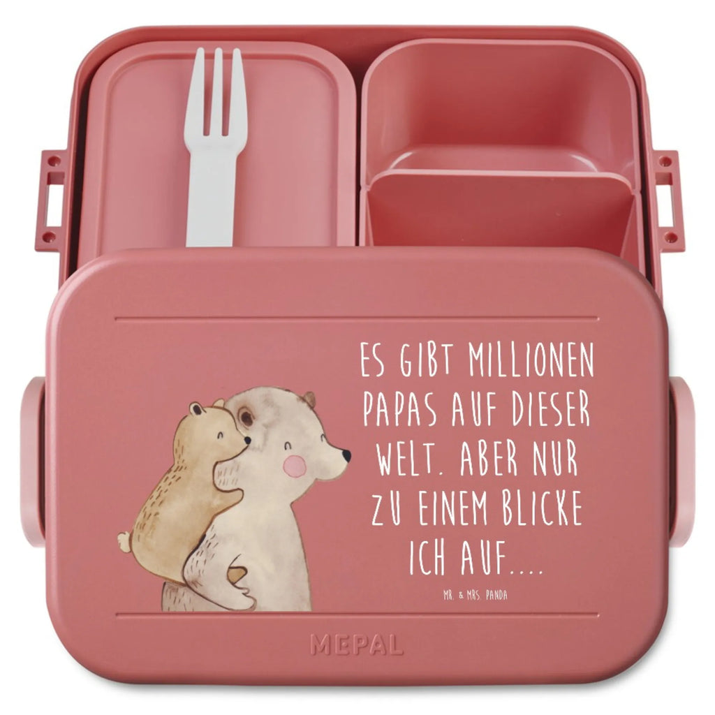 MEPAL Bentobox Papa Bär Motiv Brotdose, Lunchbox, Bentobox, Familie, Vatertag, Muttertag, Bruder, Schwester, Mama, Papa, Oma, Opa, Geburtstag, Onkel, Vater, Papi, Geschenk, Vati
