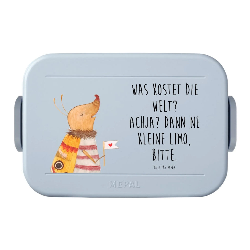 MEPAL Bentobox Nachtfalter Fähnchen Motiv Brotdose, Bentobox, Lunchbox, Tiermotive, Gute Laune, lustige Sprüche, Tiere, Nachtfalter, Küche Deko, niedlich, Käfer, Was kostet die Welt, süß, Spruch lustig, Spruch witzig