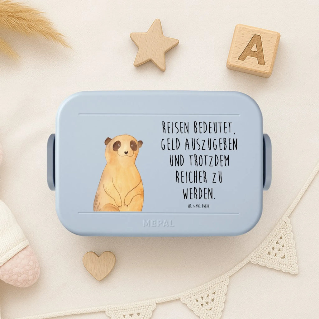 MEPAL Bentobox Erdmännchen Motiv Lunchbox, Brotdose, Bentobox, Afrika, Wildtiere, Weltreise, Reisen, Traveling, Spruch, Roadtrip, Afrikareise, Erdmännchen
