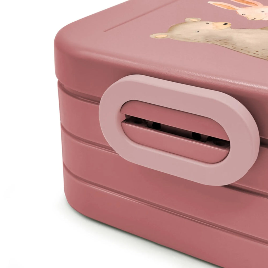 MEPAL Bentobox Bär und Hase Umarmen Motiv Bentobox, Brotdose, Lunchbox, Liebe, Partner, Freund, Freundin, Ehemann, Ehefrau, Heiraten, Verlobung, Heiratsantrag, Liebesgeschenk, Jahrestag, Hocheitstag, bester Freund, best friends, Bär, Freunde, Bärchen, Hase
