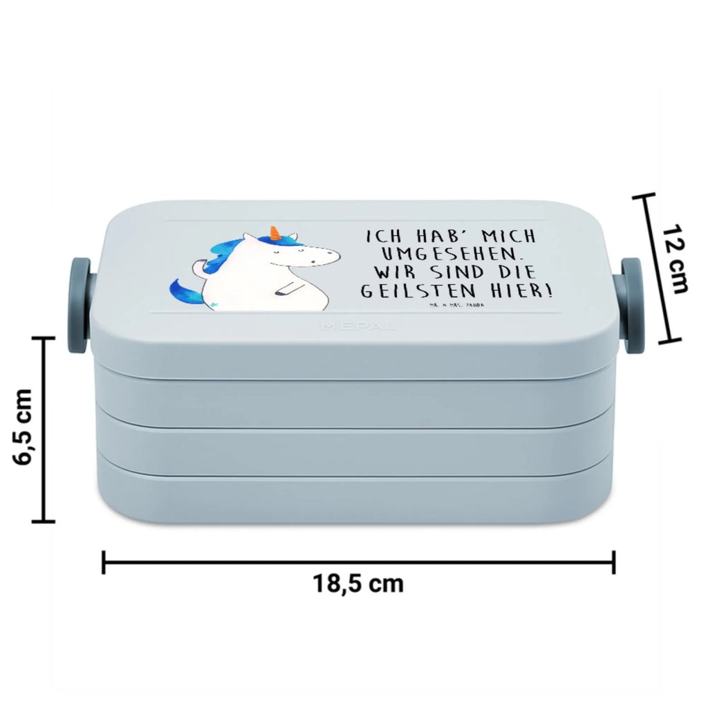 MEPAL Bentobox Einhorn Mann Motiv Brotdose, Bentobox, Lunchbox, Einhorn, Einhörner, Einhorn Deko, Unicorn, Familie, Mann, Freundin, hübsch, BFF, Party, beste, cool, bester Freund