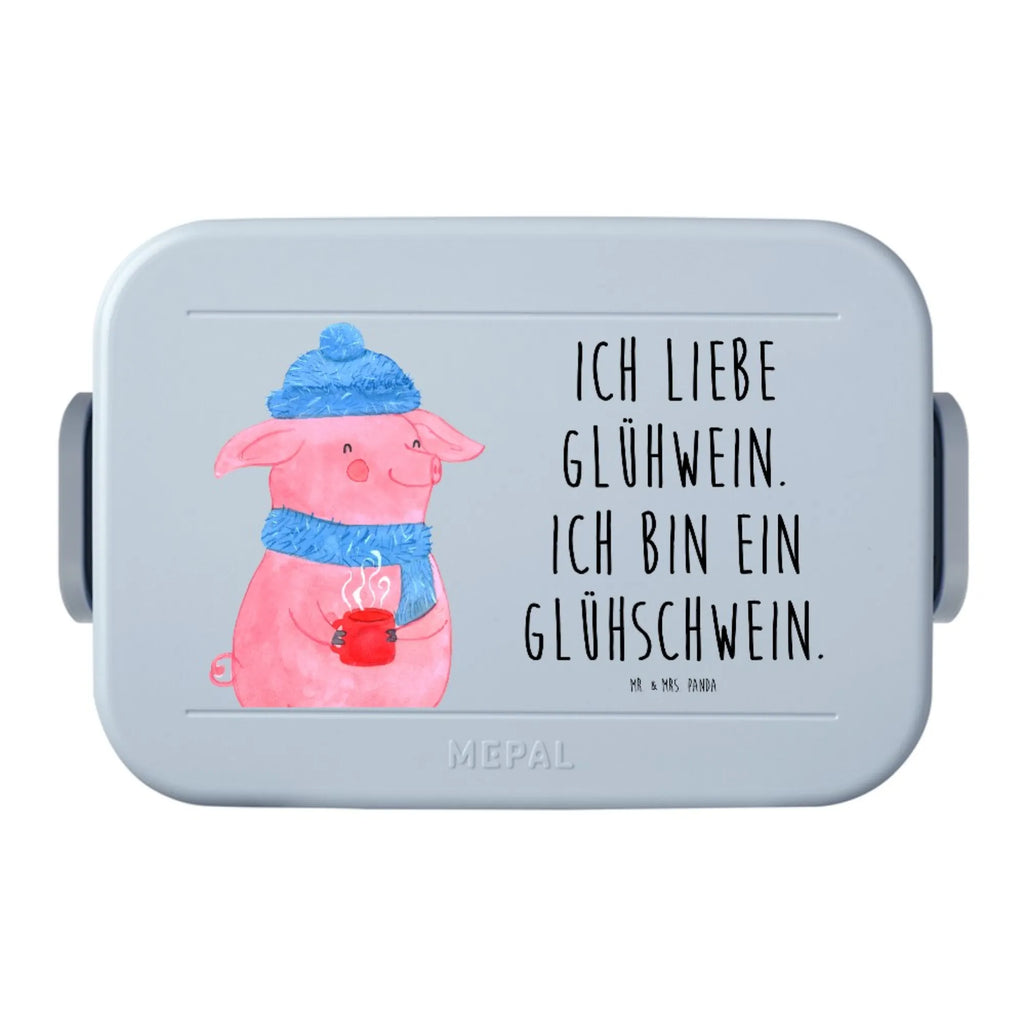 MEPAL Bentobox Schwein Glühwein Motiv Bentobox, Lunchbox, Brotdose, Winter, Weihnachten, Weihnachtsdeko, Nikolaus, Advent, Heiligabend, Wintermotiv, Glühwein, Glühschwein, Punsch, Weihnachtsmarkt