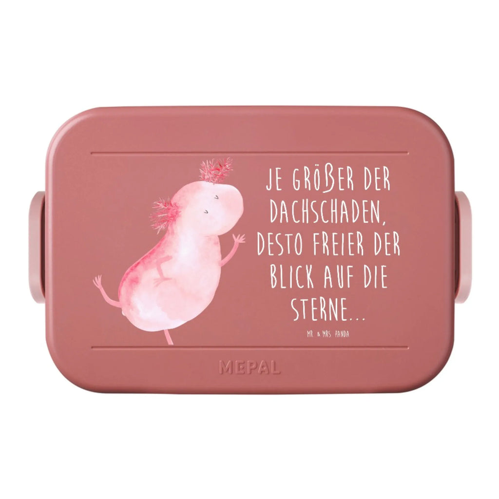 MEPAL Bentobox Axolotl Tanzen Motiv Lunchbox, Bentobox, Brotdose, Axolotl, Molch, Schwanzlurch, Axolot, Sterne, Lurch, beste Freundin, Dachschaden, Freundin, Lurche, verrückt