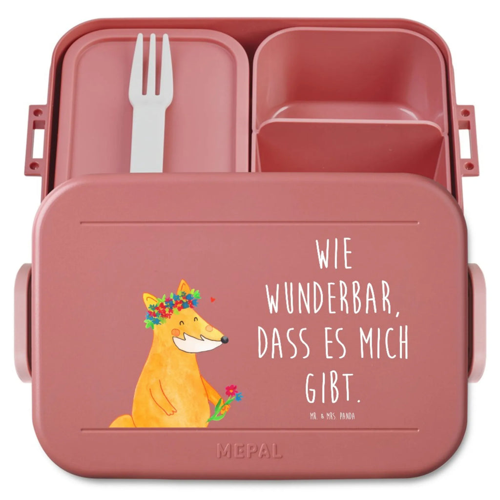 MEPAL Bentobox Fuchs Blumen Motiv Lunchbox, Bentobox, Brotdose, Fuchs, ich, Selbstliebe, Blume, Füchse, Liebesbeweis, Freundin, Fox, Freude, Freundinnen, Blumen, Blumenmädchen, Fuchsmädchen, Motivation, Liebe, mich
