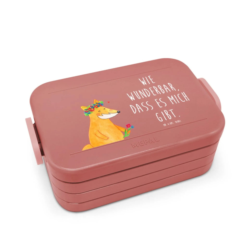 MEPAL Bentobox Fuchs Blumen Motiv Lunchbox, Bentobox, Brotdose, Fuchs, ich, Selbstliebe, Blume, Füchse, Liebesbeweis, Freundin, Fox, Freude, Freundinnen, Blumen, Blumenmädchen, Fuchsmädchen, Motivation, Liebe, mich