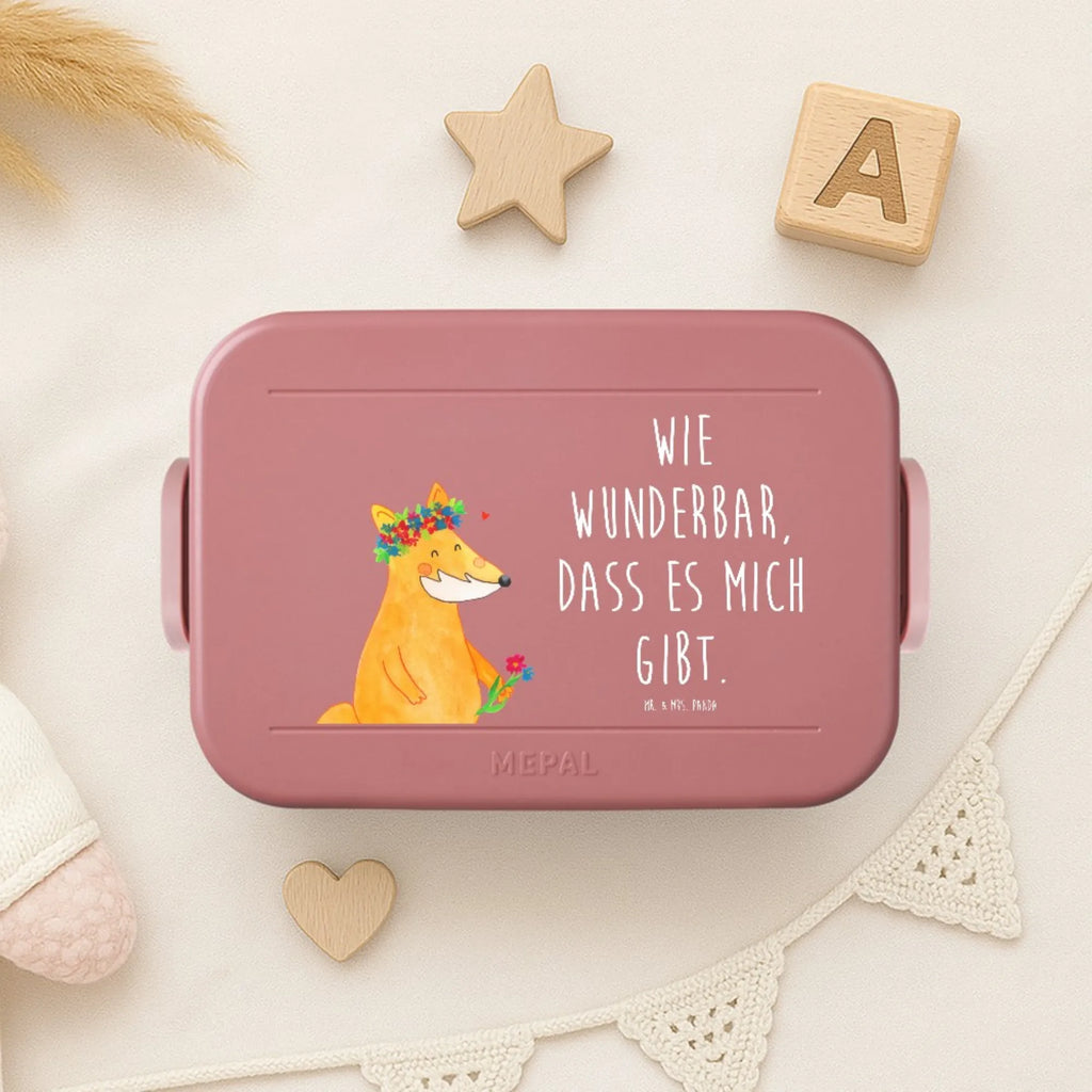 MEPAL Bentobox Fuchs Blumen Motiv Lunchbox, Bentobox, Brotdose, Fuchs, ich, Selbstliebe, Blume, Füchse, Liebesbeweis, Freundin, Fox, Freude, Freundinnen, Blumen, Blumenmädchen, Fuchsmädchen, Motivation, Liebe, mich