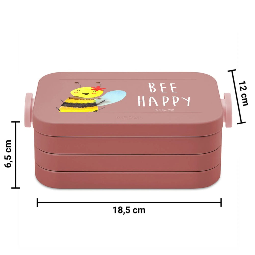 MEPAL Bentobox Biene Happy Motiv Brotdose, Lunchbox, Bentobox, Biene, Wespe, Hummel