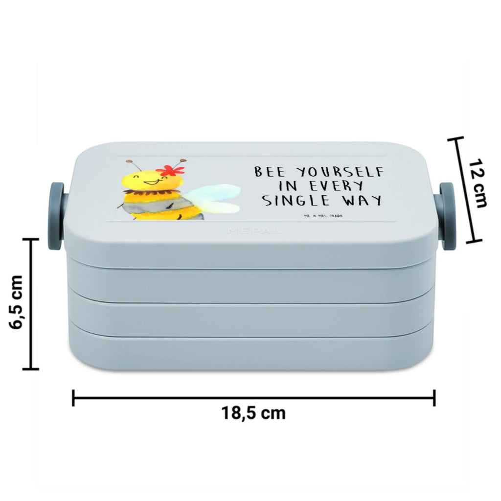 MEPAL Bentobox Biene Blume Motiv Brotdose, Lunchbox, Bentobox, Biene, Wespe, Hummel