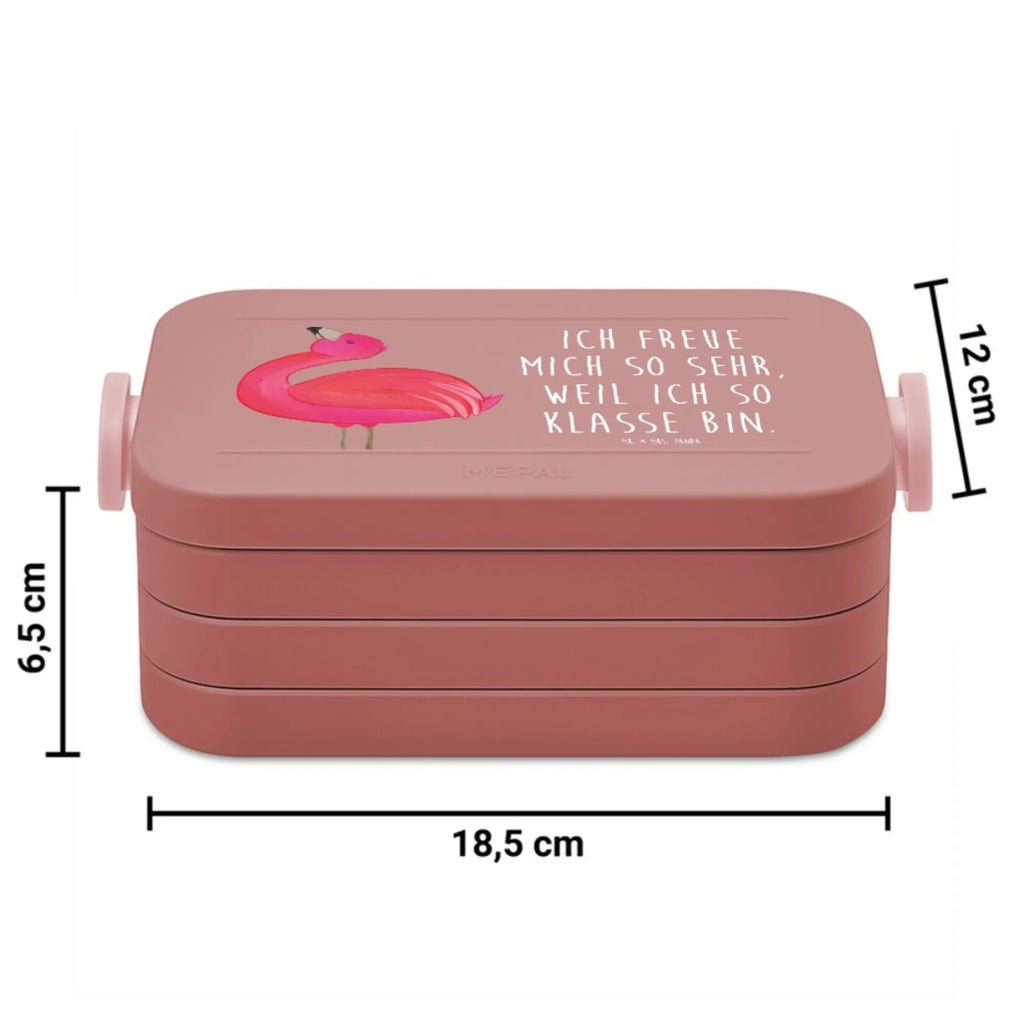 MEPAL Bentobox Flamingo Stolz Motiv Bentobox, Brotdose, Lunchbox, Flamingo, stolz, Selbstakzeptanz, Freude, Schwester, Freundin, Selbstliebe, Tochter, Mama, beste Freundin