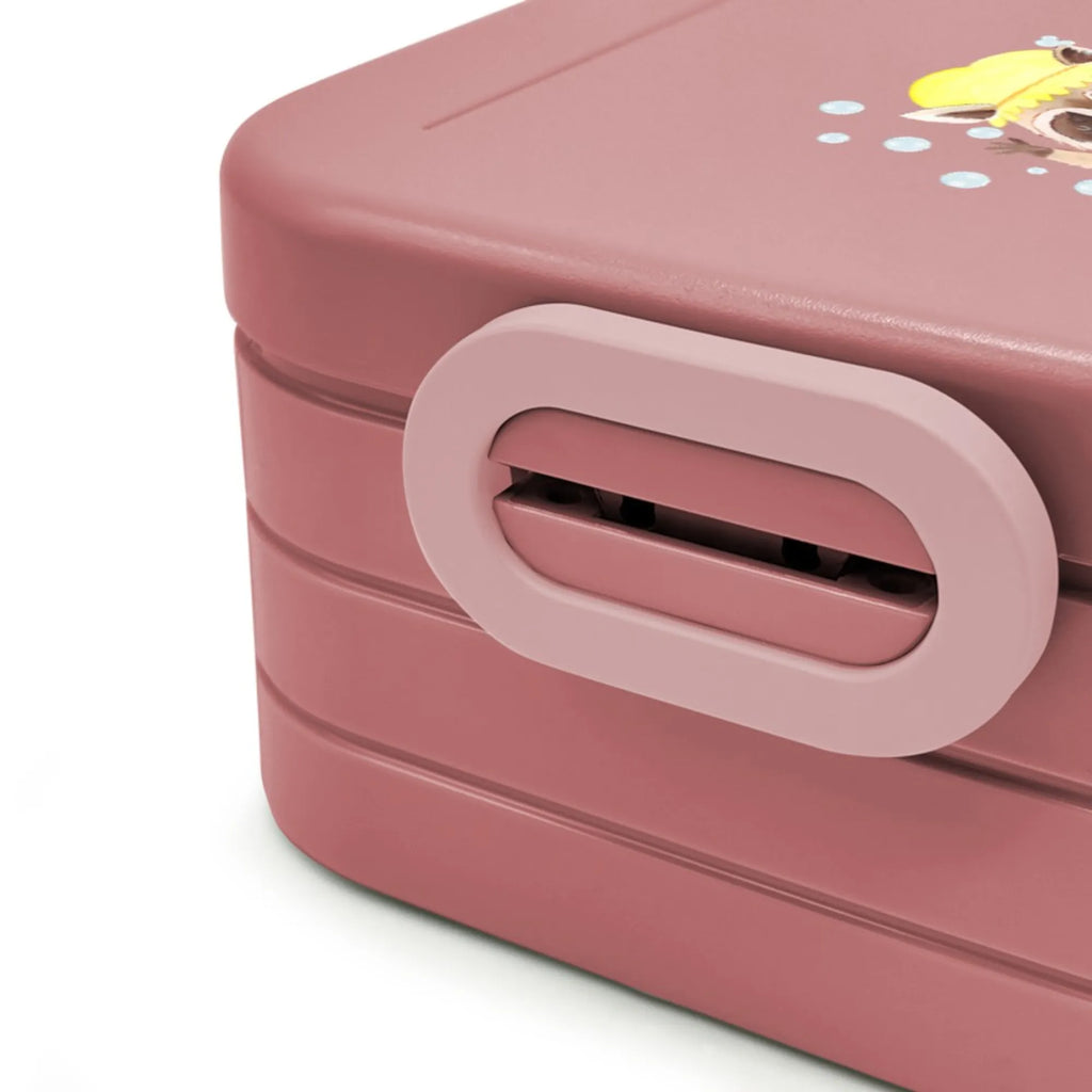 MEPAL Bentobox Waschbär Motiv Lunchbox, Brotdose, Bentobox, Tiermotive, Gute Laune, lustige Sprüche, Tiere, Waschbär, Fröhlich, waschen, Seifenblasen, Plan, Tagträumen