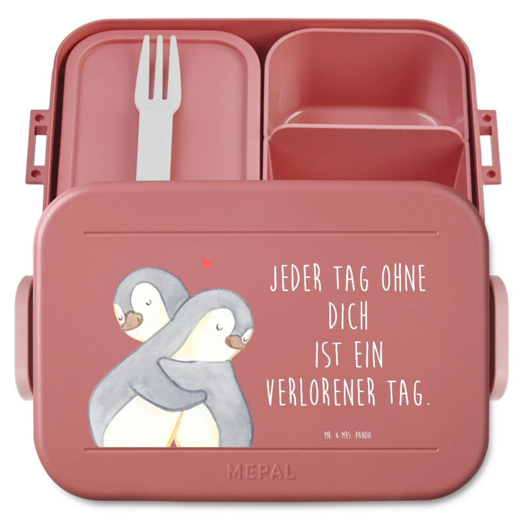 MEPAL Bentobox Pinguine Kuscheln Motiv Bentobox, Lunchbox, Brotdose, Liebe, Partner, Freund, Freundin, Ehemann, Ehefrau, Heiraten, Verlobung, Heiratsantrag, Liebesgeschenk, Jahrestag, Hocheitstag, Geschenk für Frauen, Geschenk für Freundin, Mitbringsel, Geschenk für Partner, Hochzeitstag, für Männer, für Ehemann, Valentinstag, Liebesbeweis