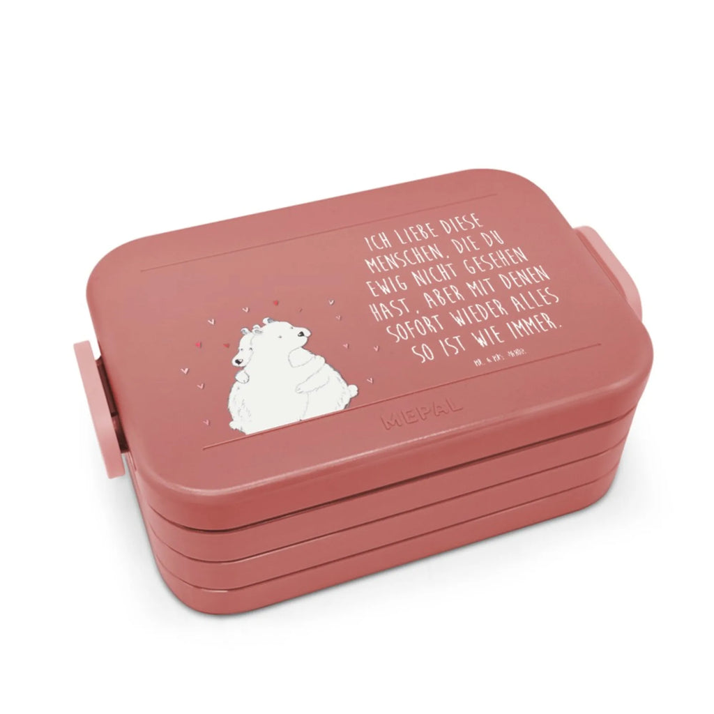 MEPAL Bentobox Eisbär Umarmen Motiv Bentobox, Brotdose, Tiermotive, Tiere, Gute Laune, Lustige Sprüche