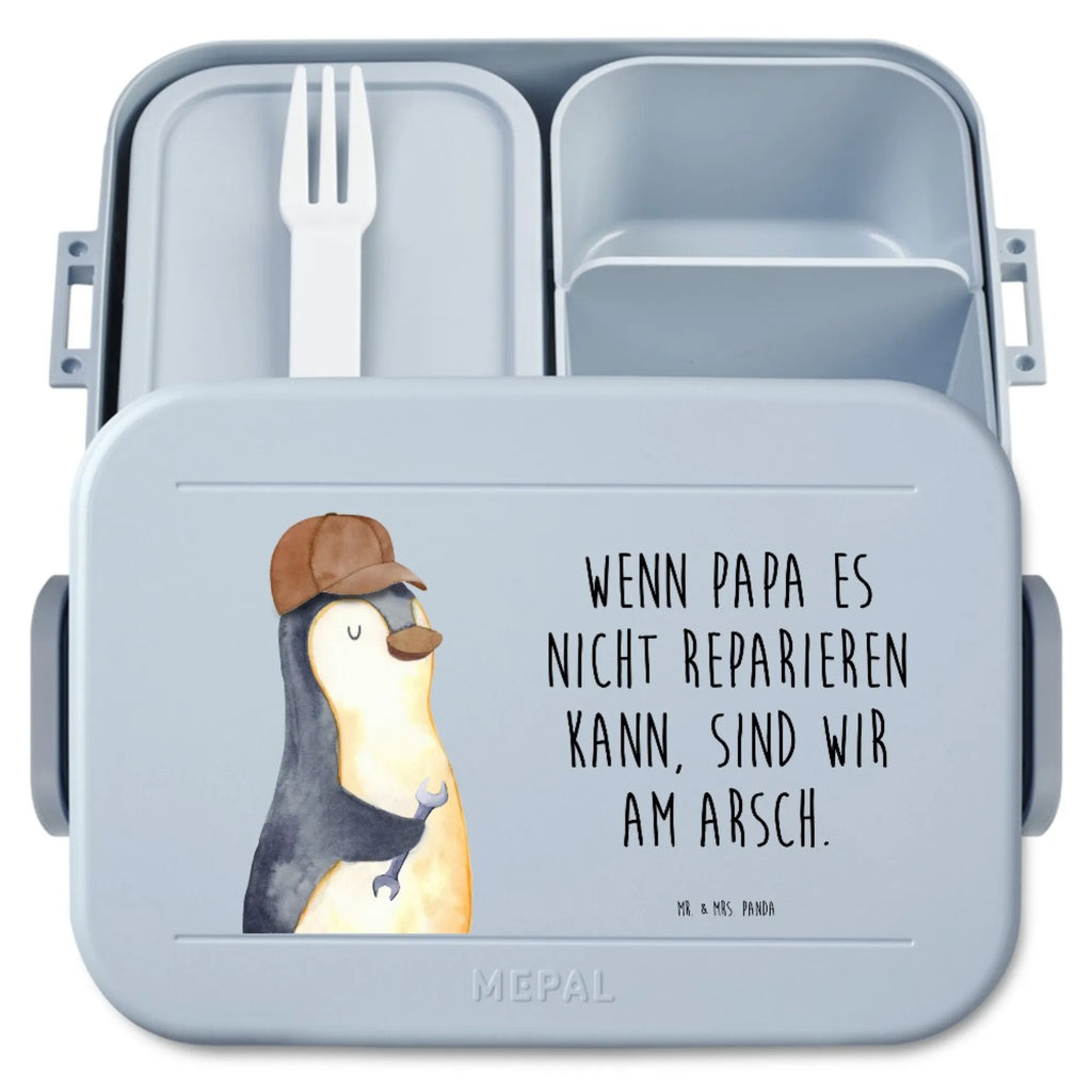 MEPAL Bentobox Wenn Papa es nicht reparieren kann, sind wir am Arsch Motiv Brotdose, Bentobox, Lunchbox, Familie, Vatertag, Muttertag, Bruder, Schwester, Mama, Papa, Oma, Opa, Bester Papa der Welt, Vater, Geschenk Papa