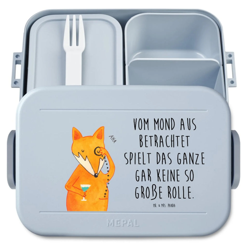 MEPAL Bentobox Fuchs Lord Motiv Bentobox, Brotdose, Lunchbox, Fuchs, Problemlösung, Füchse, Spruch lustig, tröstende Worte, Motivation Spruch, Liebeskummer Geschenk
