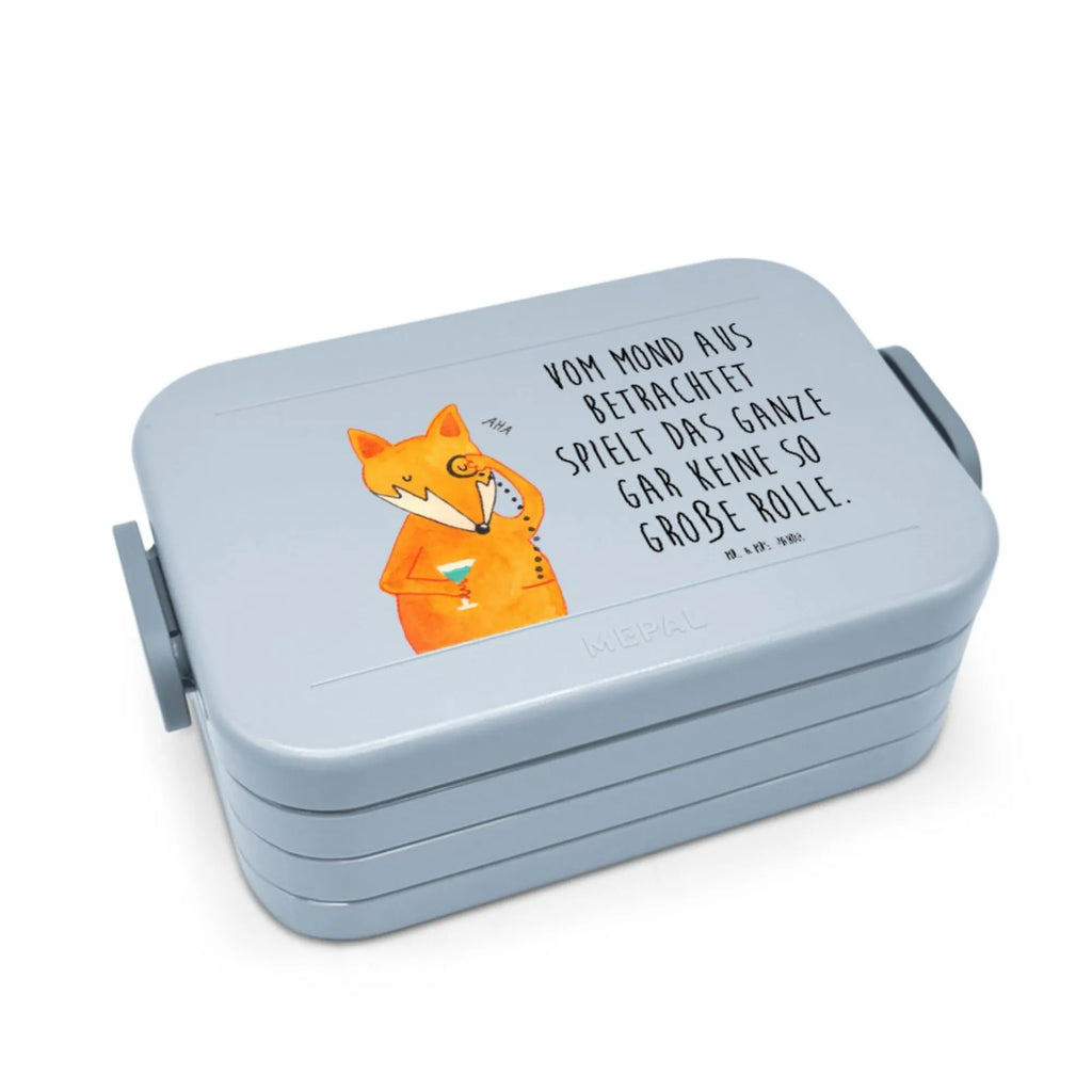 MEPAL Bentobox Fuchs Lord Motiv Bentobox, Brotdose, Lunchbox, Fuchs, Problemlösung, Füchse, Spruch lustig, tröstende Worte, Motivation Spruch, Liebeskummer Geschenk