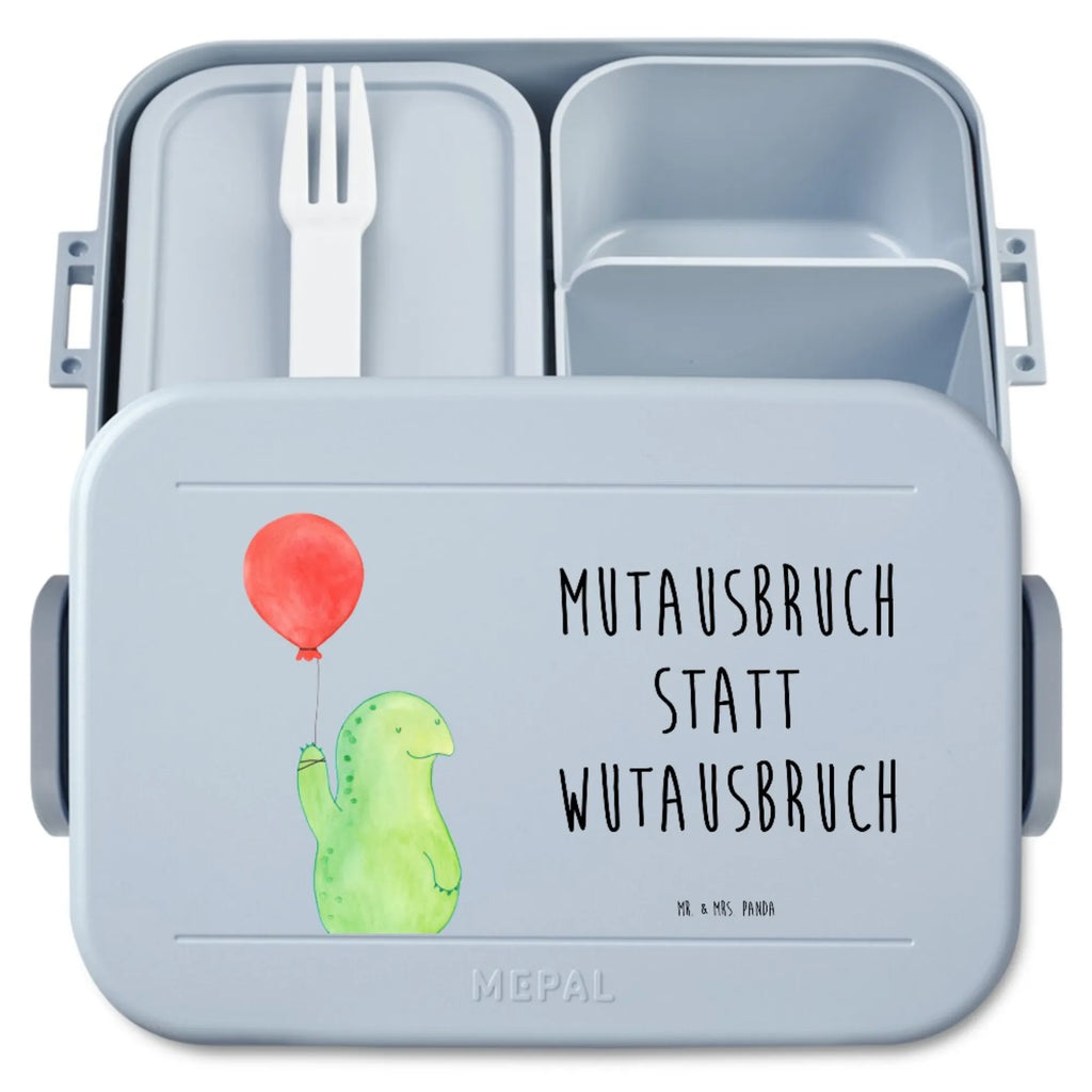 MEPAL Bentobox Schildkröte Luftballon Motiv Brotdose, Lunchbox, Bentobox, Schildkröte, Mutausbruch, Motivationsspruch, Motivation, Schildkröten