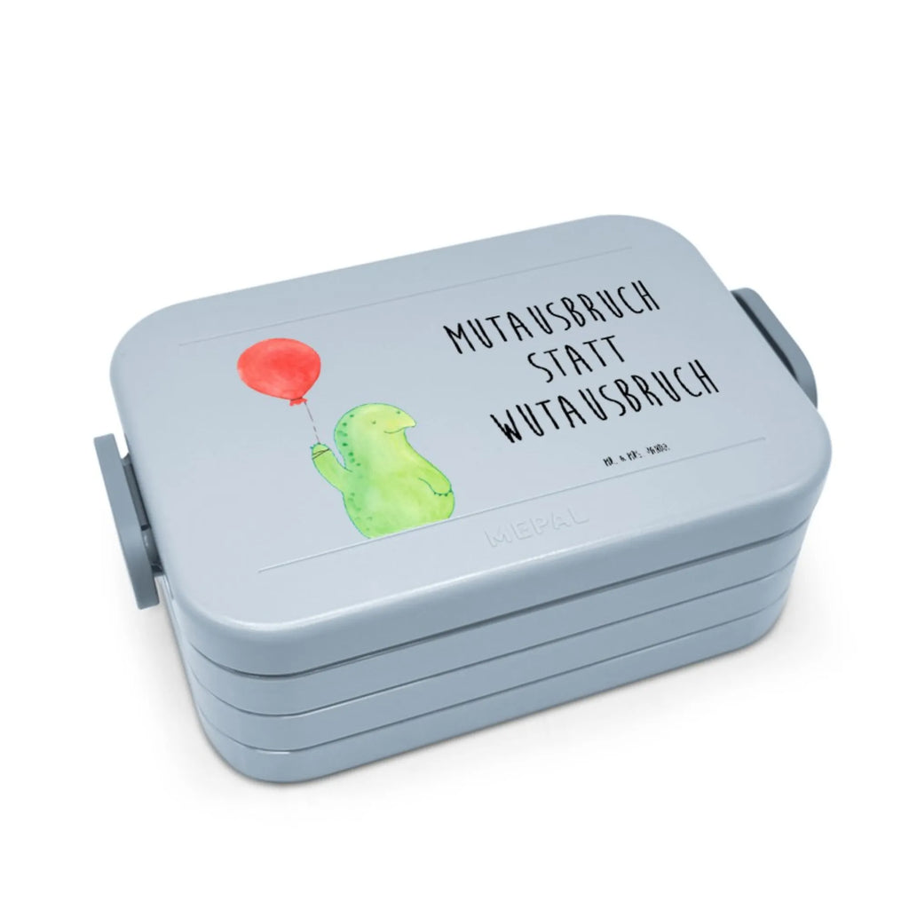 MEPAL Bentobox Schildkröte Luftballon Motiv Brotdose, Lunchbox, Bentobox, Schildkröte, Mutausbruch, Motivationsspruch, Motivation, Schildkröten