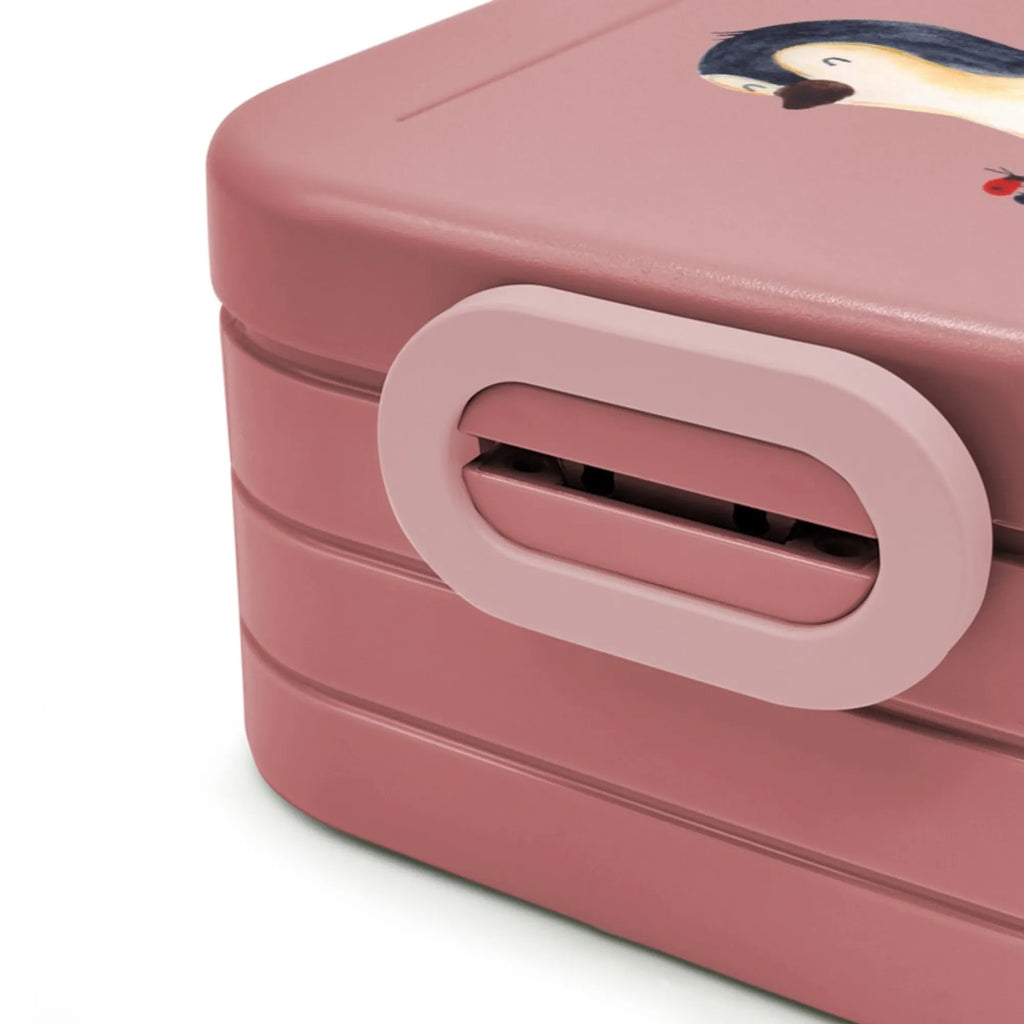 MEPAL Bentobox Pinguin Marienkäfer Motiv Brotdose, Bentobox, Lunchbox, Pinguin, Glück, Wunder, Freude, Lebensfreude, Pinguine, Marienkäfer, Liebe