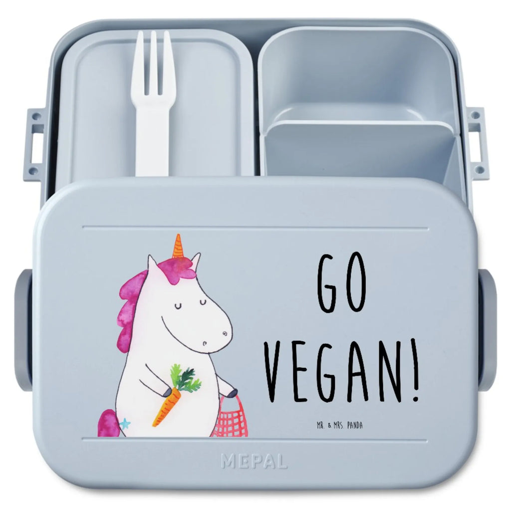 MEPAL Bentobox Einhorn Vegan Motiv Lunchbox, Bentobox, Brotdose, Einhorn, Einhörner, Einhorn Deko, Unicorn, Vegetariar, Rohkost, vegan, Gesund essen, Veganismus, Gesund leben, Veganer