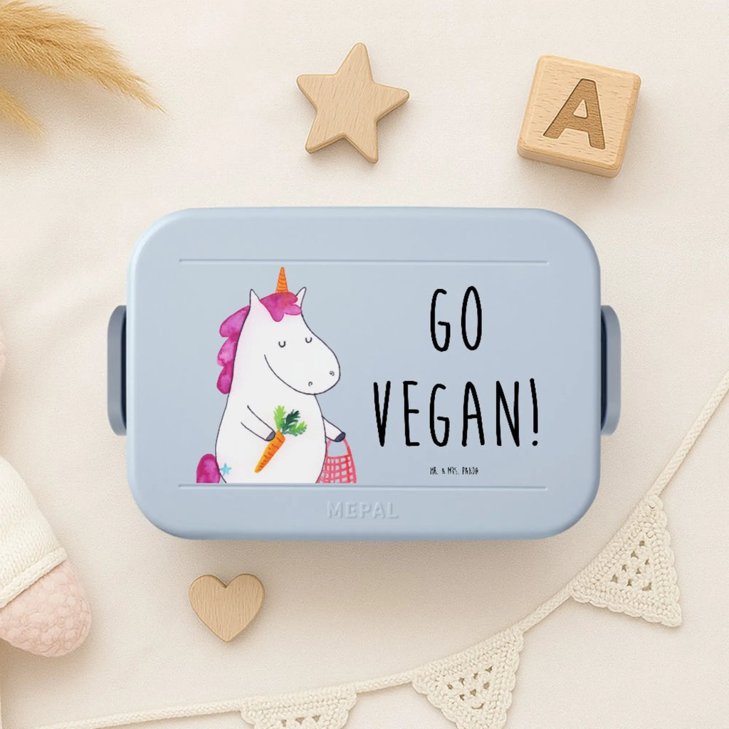 MEPAL Bentobox Einhorn Vegan Motiv Lunchbox, Bentobox, Brotdose, Einhorn, Einhörner, Einhorn Deko, Unicorn, Vegetariar, Rohkost, vegan, Gesund essen, Veganismus, Gesund leben, Veganer