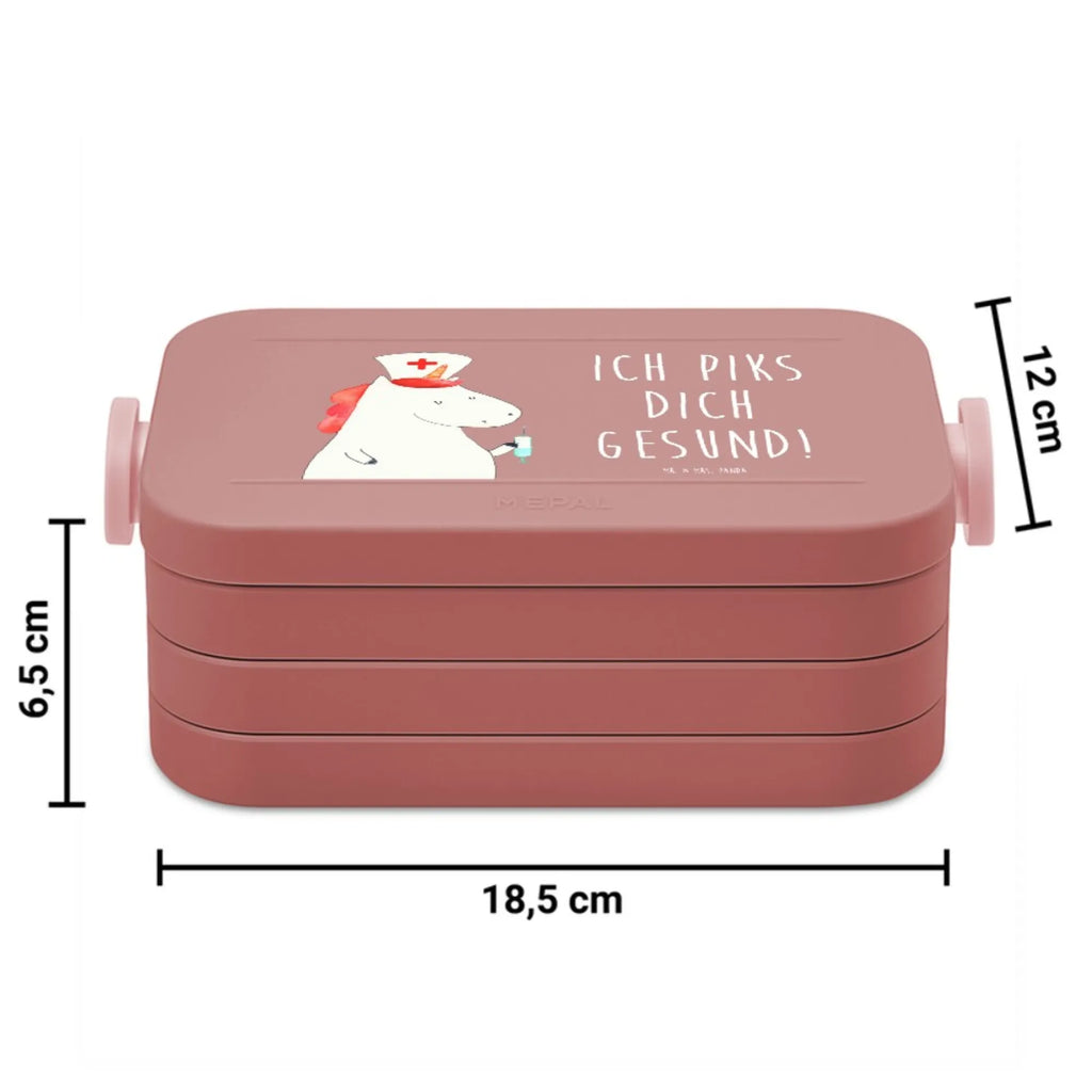MEPAL Bentobox Einhorn Krankenschwester Motiv Lunchbox, Bentobox, Brotdose, Einhorn, Einhörner, Einhorn Deko, Unicorn, Krankenpfleger Geschenk, Krankenschwester Dankeschön, Krankenschwester Geschenk, Krankenhaus, Krankenpflegerin, Ärztin Geschenk