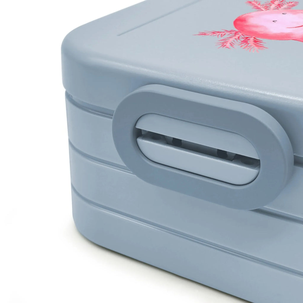 MEPAL Bentobox Axolotl Glücklich Motiv Brotdose, Lunchbox, Bentobox, Axolotl, Molch, gute Laune, Axolot, Schwanzlurch, Motivation, Lurche, Lurch