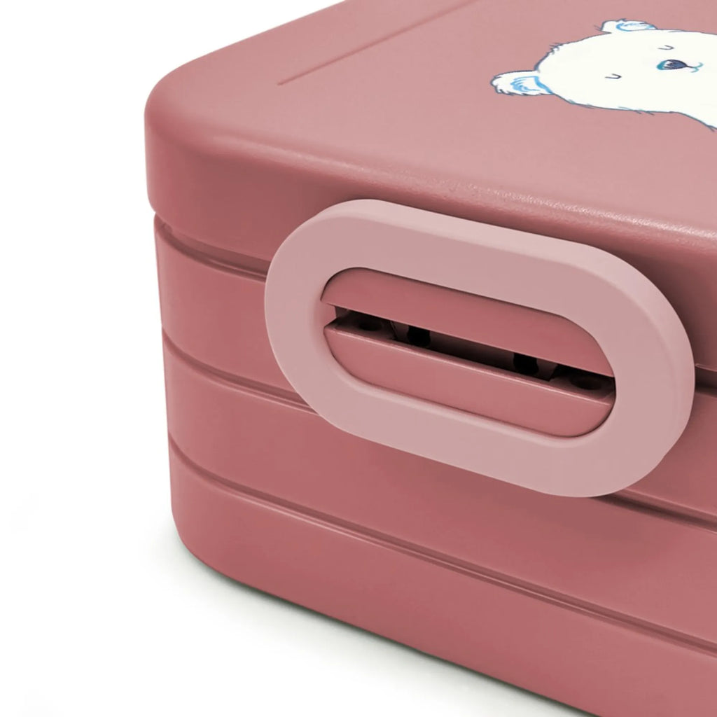 MEPAL Bentobox Eisbär Faul Motiv Lunchbox, Brotdose, Bentobox, Bär, Teddy, Teddybär, Relaxen, Nordpol, Arbeitsplatz, Faul, Arbeit, Büro, Homeoffice, Bürojob, Entspannen, Eisbär