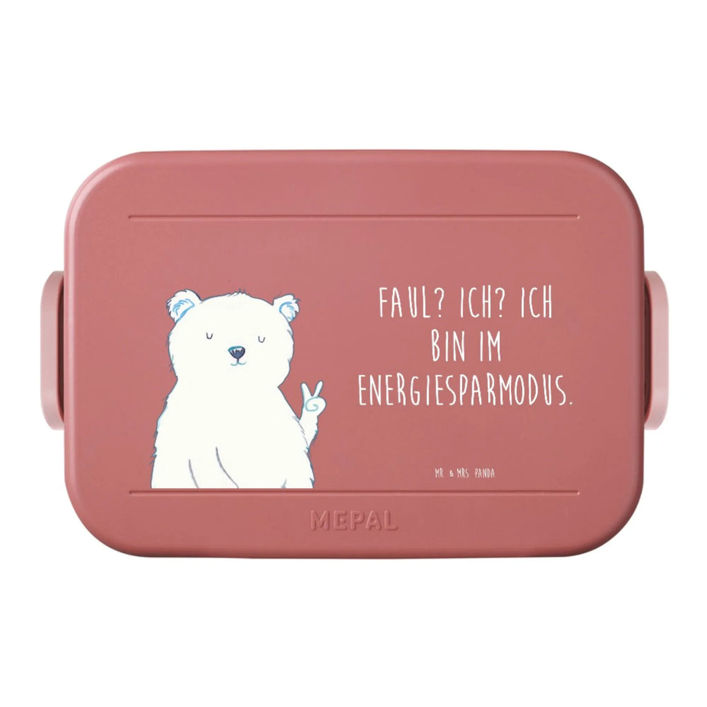 MEPAL Bentobox Eisbär Faul Motiv Lunchbox, Brotdose, Bentobox, Bär, Teddy, Teddybär, Relaxen, Nordpol, Arbeitsplatz, Faul, Arbeit, Büro, Homeoffice, Bürojob, Entspannen, Eisbär
