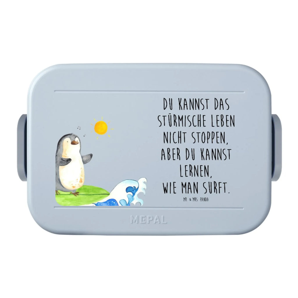 MEPAL Bentobox Pinguin Surfer Motiv Brotdose, Lunchbox, Bentobox, Pinguin, Pinguine, Urlaub, surfen, Portugal, Wellen reiten, Hawaii, Wellen, Surfer