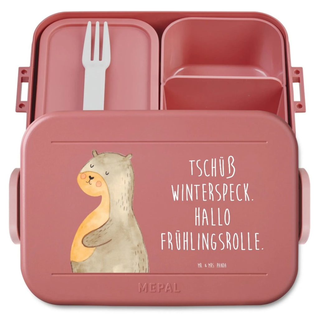 MEPAL Bentobox Otter Bauch Motiv Lunchbox, Bentobox, Brotdose, Otter, Fischotter, Seeotter, Otter Seeotter See Otter