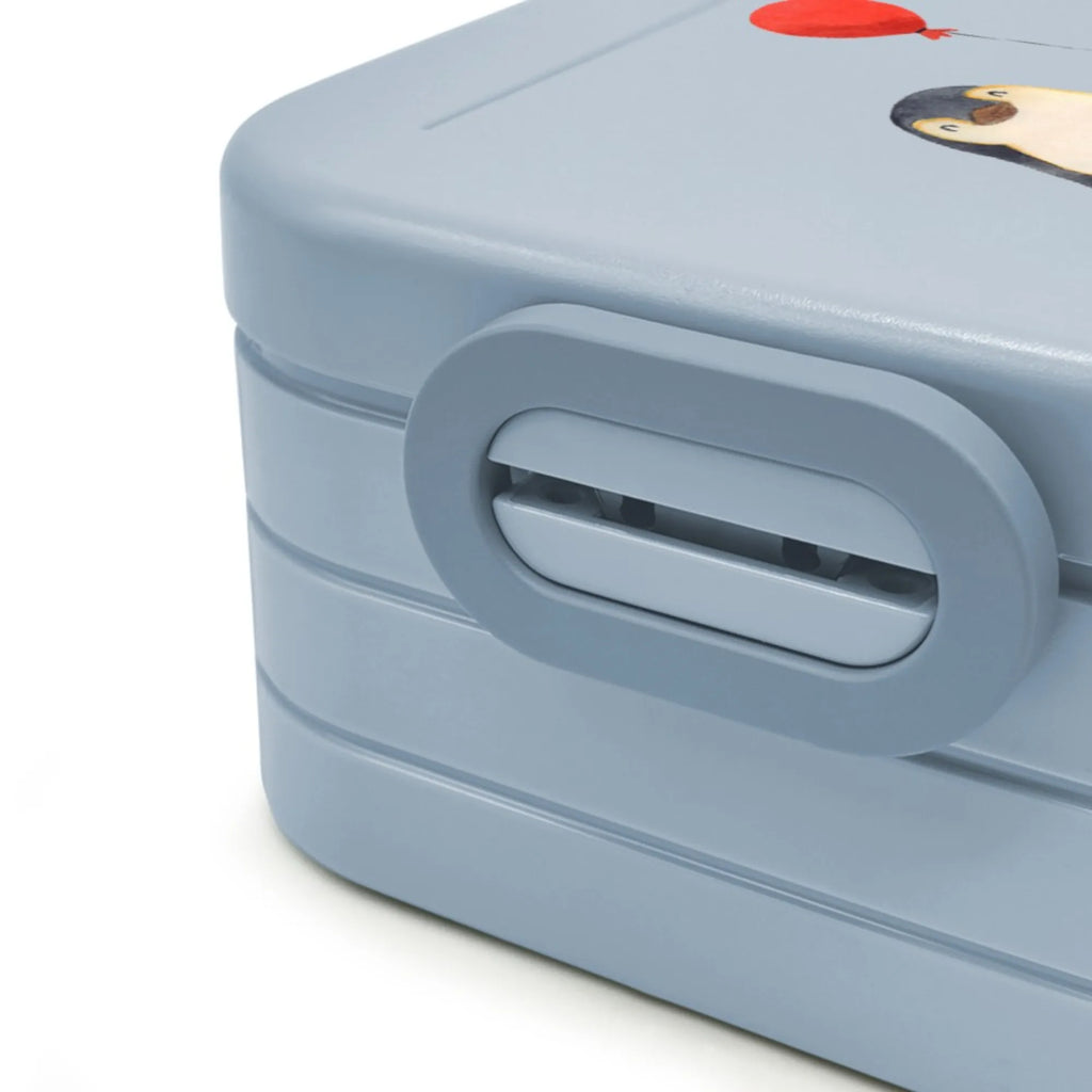 MEPAL Bentobox Pinguin Luftballon Motiv Brotdose, Lunchbox, Bentobox, Pinguin, neues Leben, Geschenk Freundin, Glück, Liebe, Lebenslust, Pinguine, Luftballon, Neustart, Tagträume, Geschenkidee, Motivation, beste Freundin