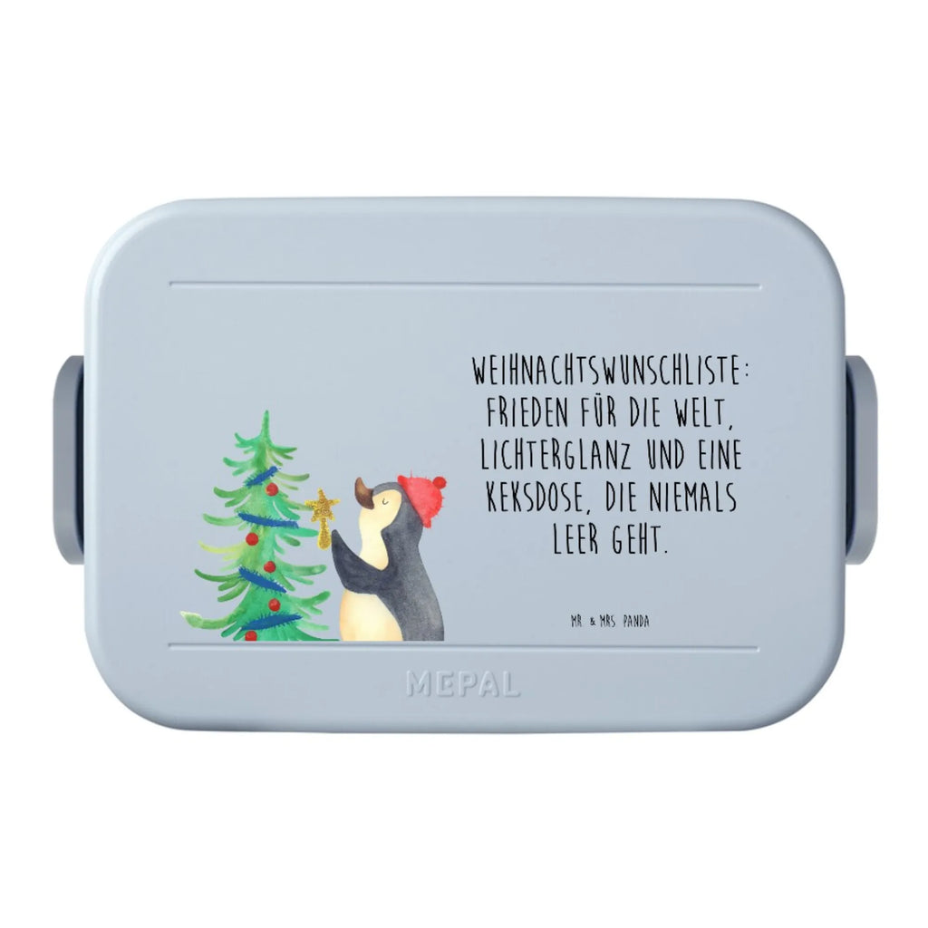 MEPAL Bentobox Pinguin Weihnachtsbaum Motiv Bentobox, Brotdose, Lunchbox, Winter, Weihnachten, Weihnachtsdeko, Nikolaus, Advent, Heiligabend, Wintermotiv, Pinguin